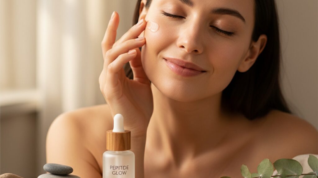 Blog Post: how to use peptides for wrinkles - Professional illustration