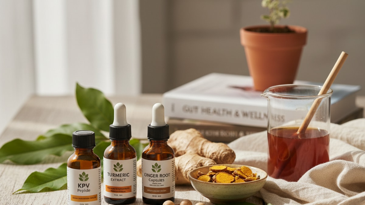 Blog Post: does KPV help colitis research - Professional illustration