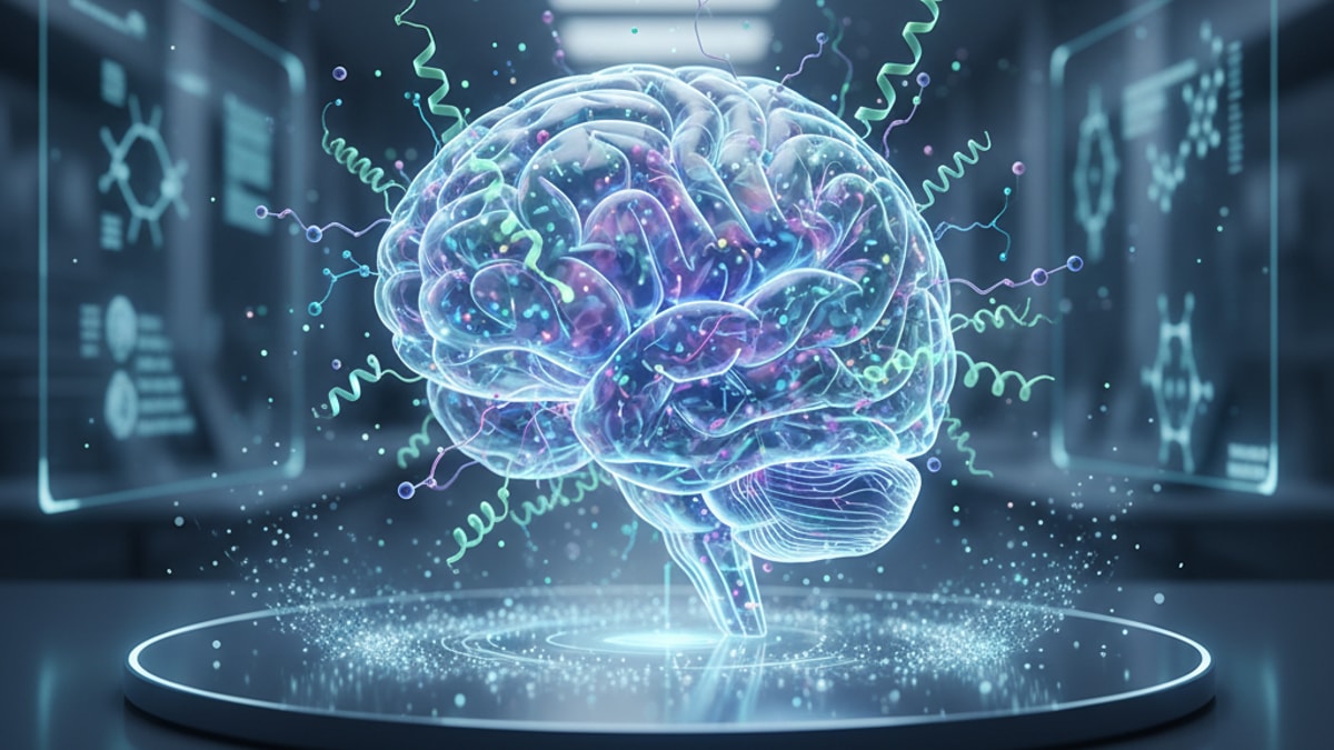 Blog Post: peptides for depression research - Professional illustration