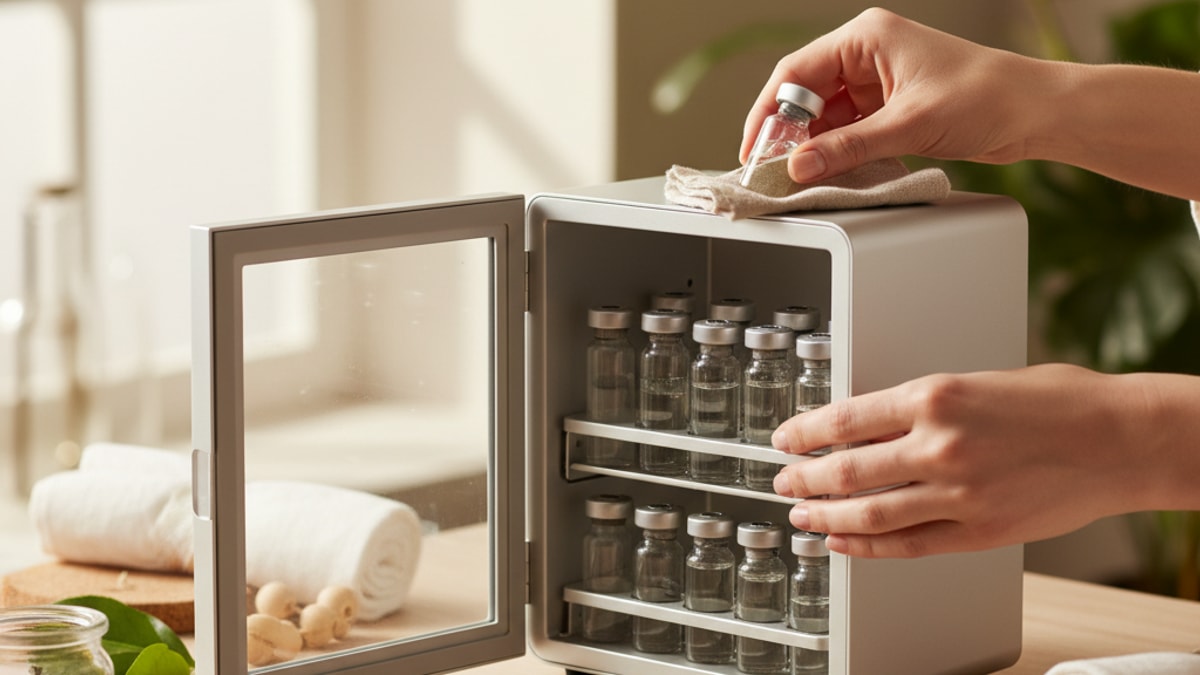 Blog Post: peptide storage guide - Professional illustration