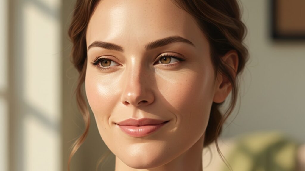 Blog Post: GHK-Cu Cosmetic complexion results timeline expect - Professional illustration