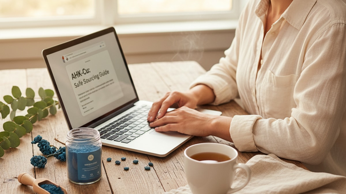 Blog Post: where to buy AHK-Cu safely online - Professional illustration