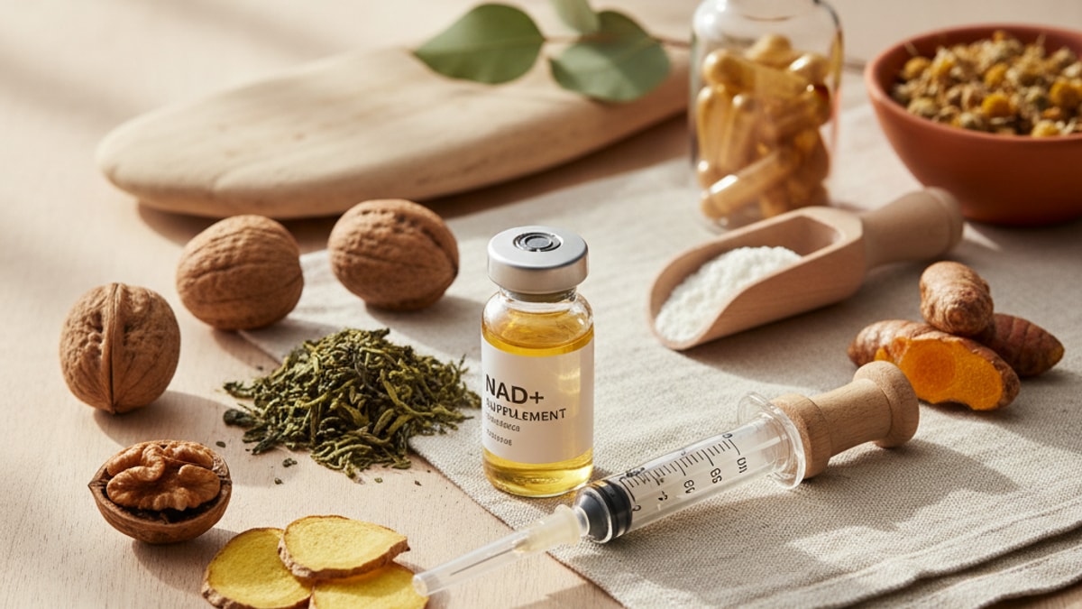 Blog Post: how many doses vial NAD+ - Professional illustration