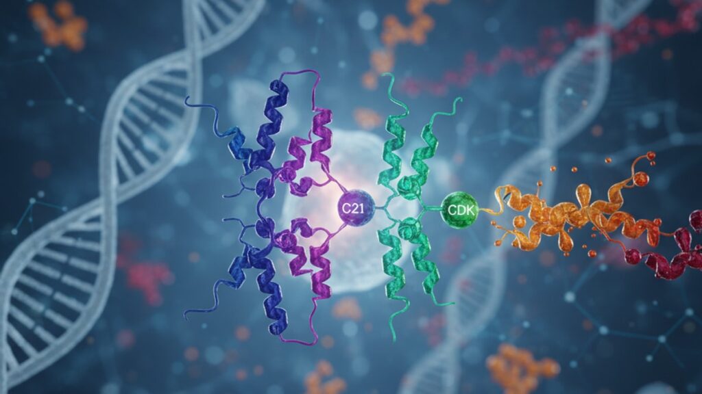 Blog Post: p21 mechanism of action detailed - Professional illustration
