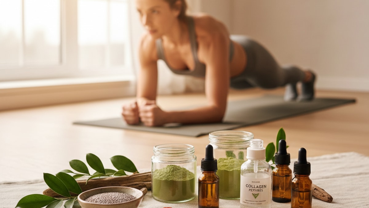 Blog Post: peptides vs steroids - Professional illustration