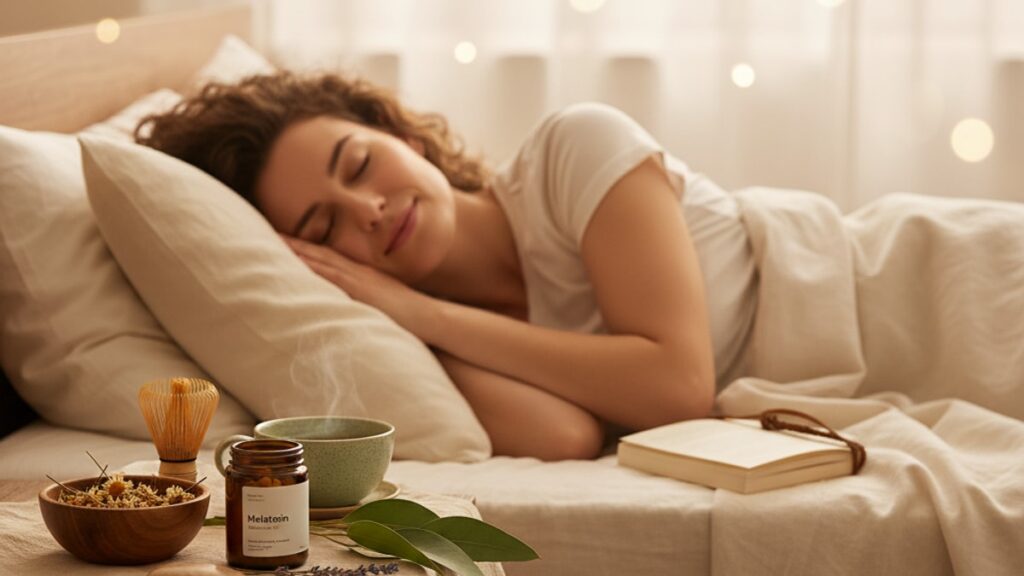 Blog Post: Melatonin circadian rhythm results timeline expect - Professional illustration