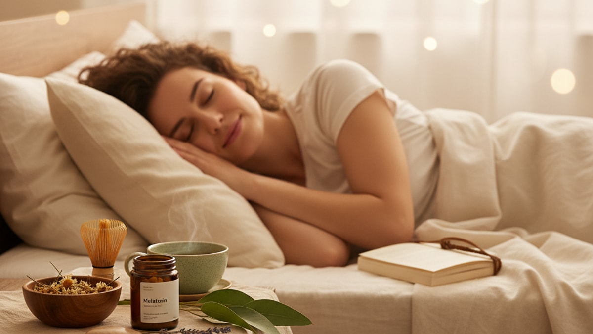 Blog Post: Melatonin circadian rhythm results timeline expect - Professional illustration
