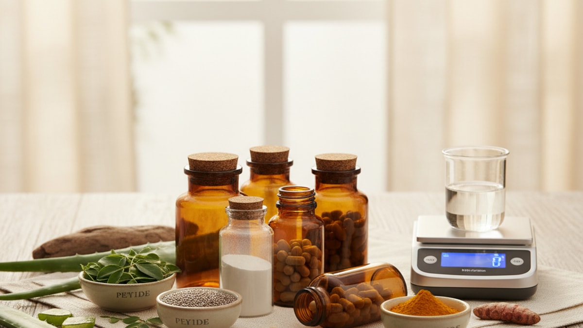 Blog Post: peptide purity levels - Professional illustration