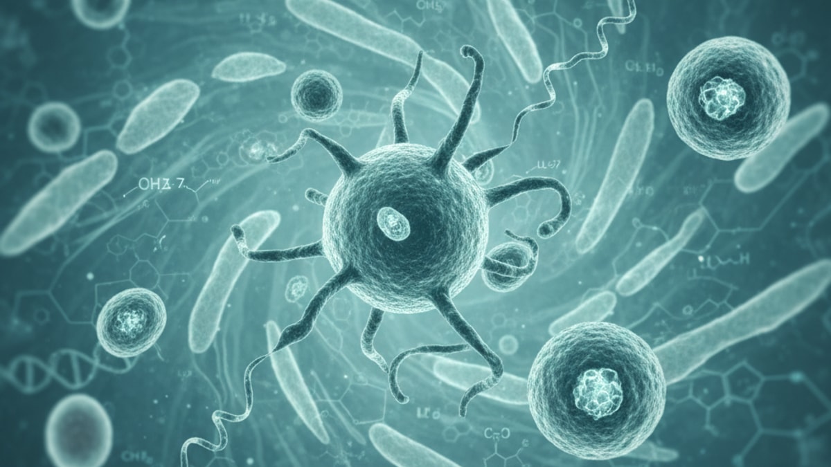 Blog Post: tolerance to LL-37 cycling - Professional illustration