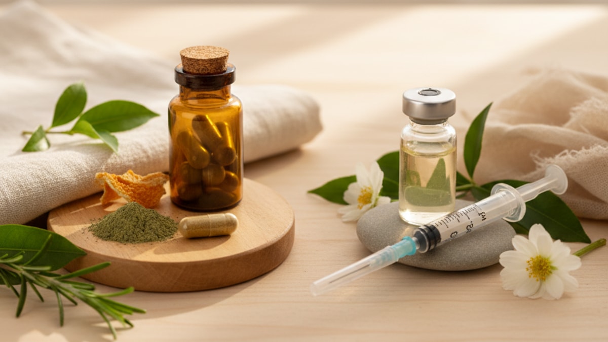 Blog Post: VIP oral vs injectable - Professional illustration