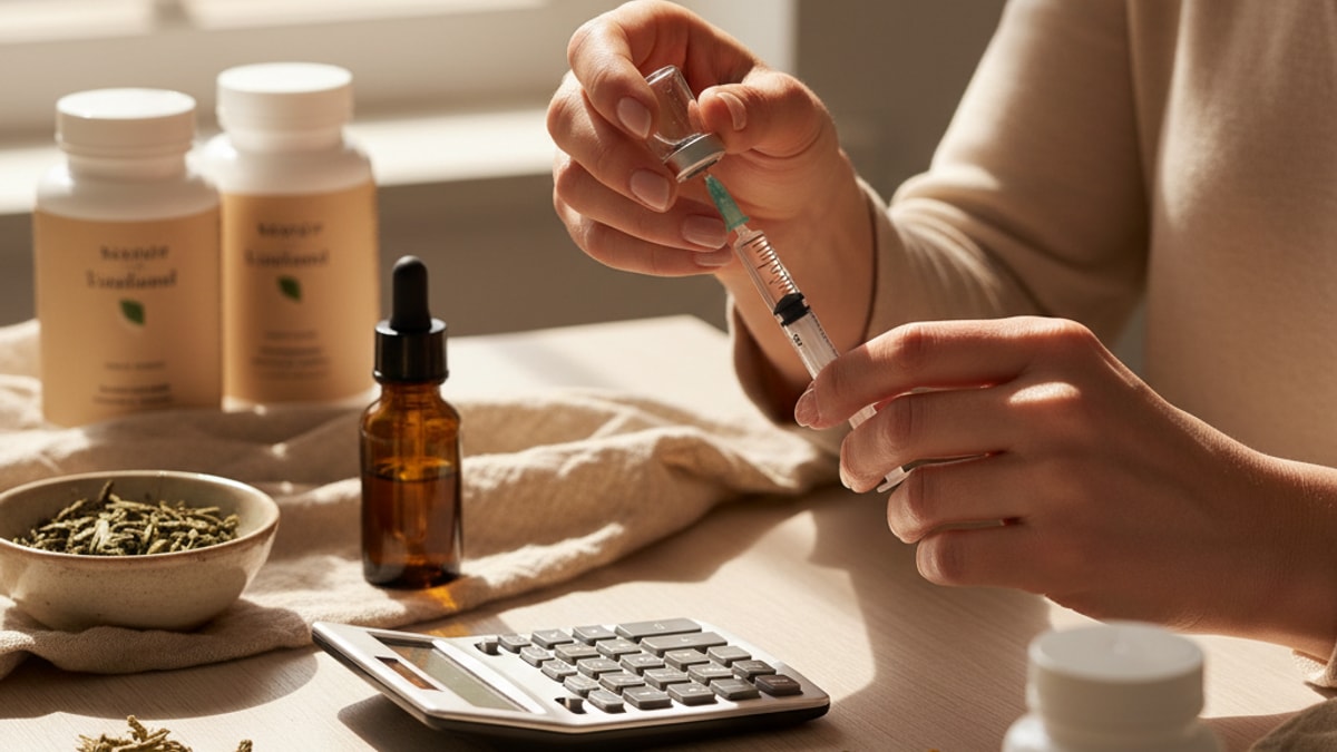 Blog Post: calculate BPC-157 dosage reconstitution math - Professional illustration