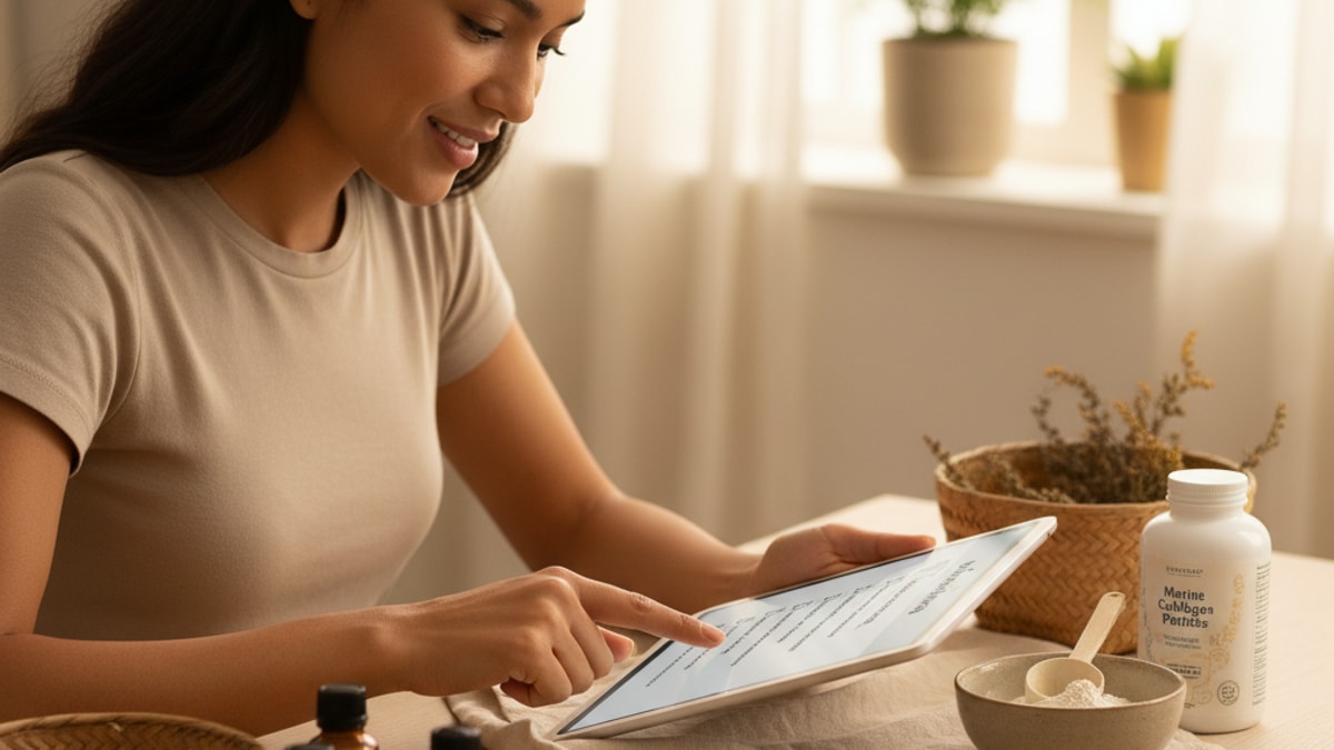 Blog Post: first time peptide order checklist - Professional illustration