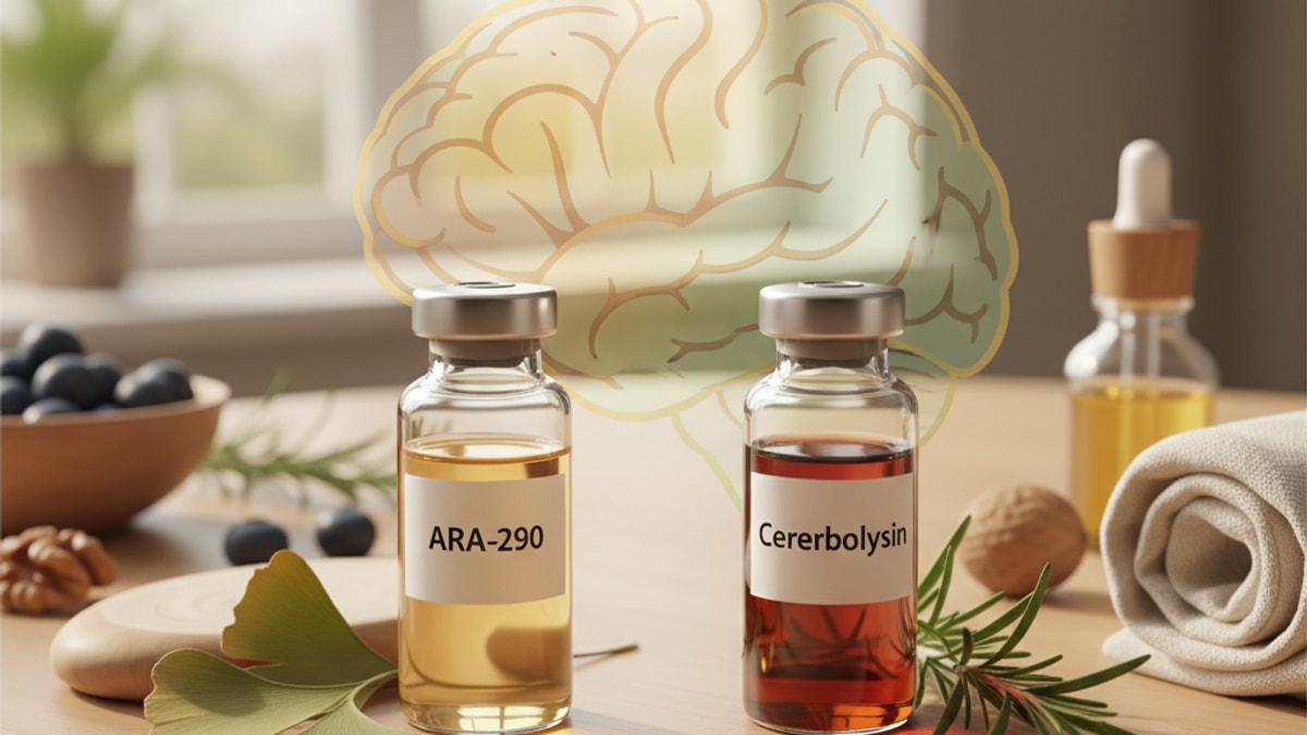 Blog Post: ARA-290 vs Cerebrolysin which better comparison - Professional illustration