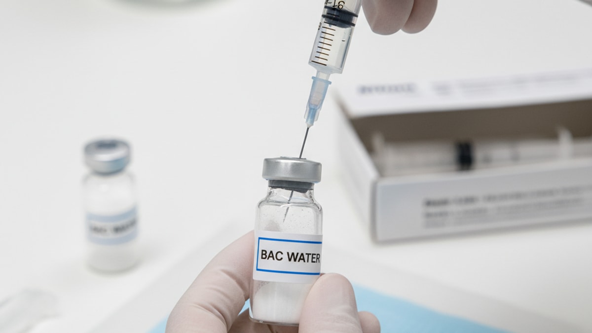 Blog Post: how to reconstitute BAC Water - Professional illustration