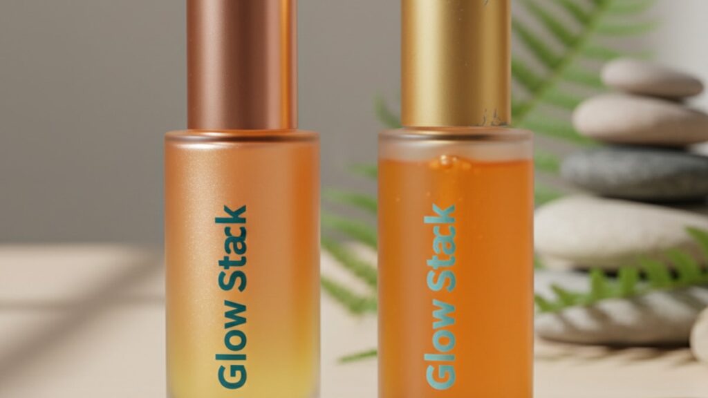 Blog Post: Glow Stack real vs fake how to tell - Professional illustration