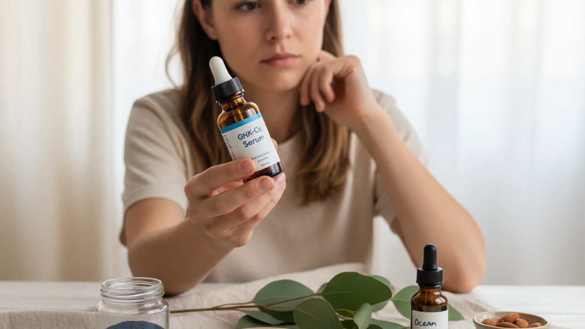 Blog Post: can you take GHK-Cu Cosmetic orally - Professional illustration