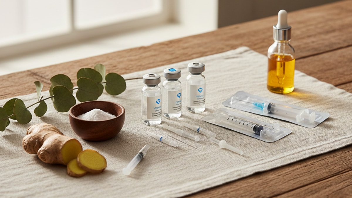 Blog Post: TB-500 syringes needles supplies - Professional illustration