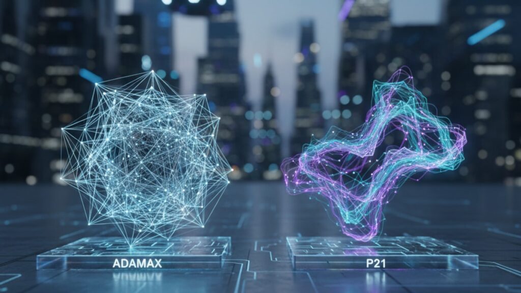 Blog Post: Adamax vs p21 which better comparison - Professional illustration