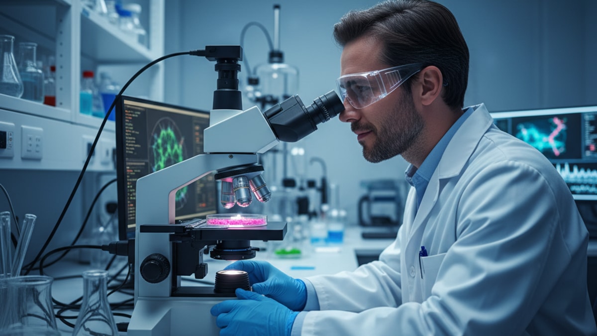 Blog Post: peptides for wound healing research - Professional illustration