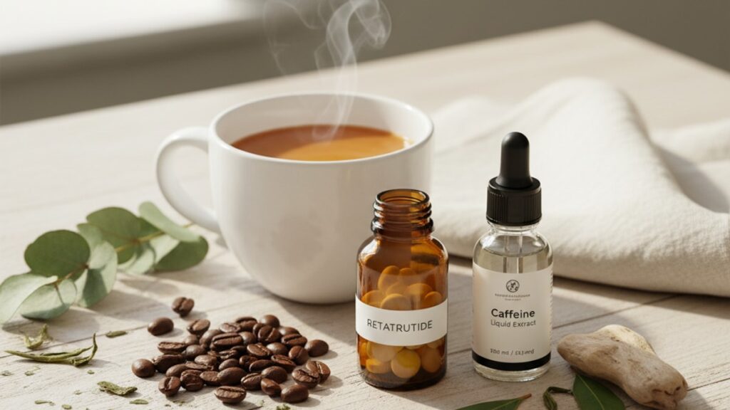 Blog Post: Retatrutide caffeine coffee interactions - Professional illustration