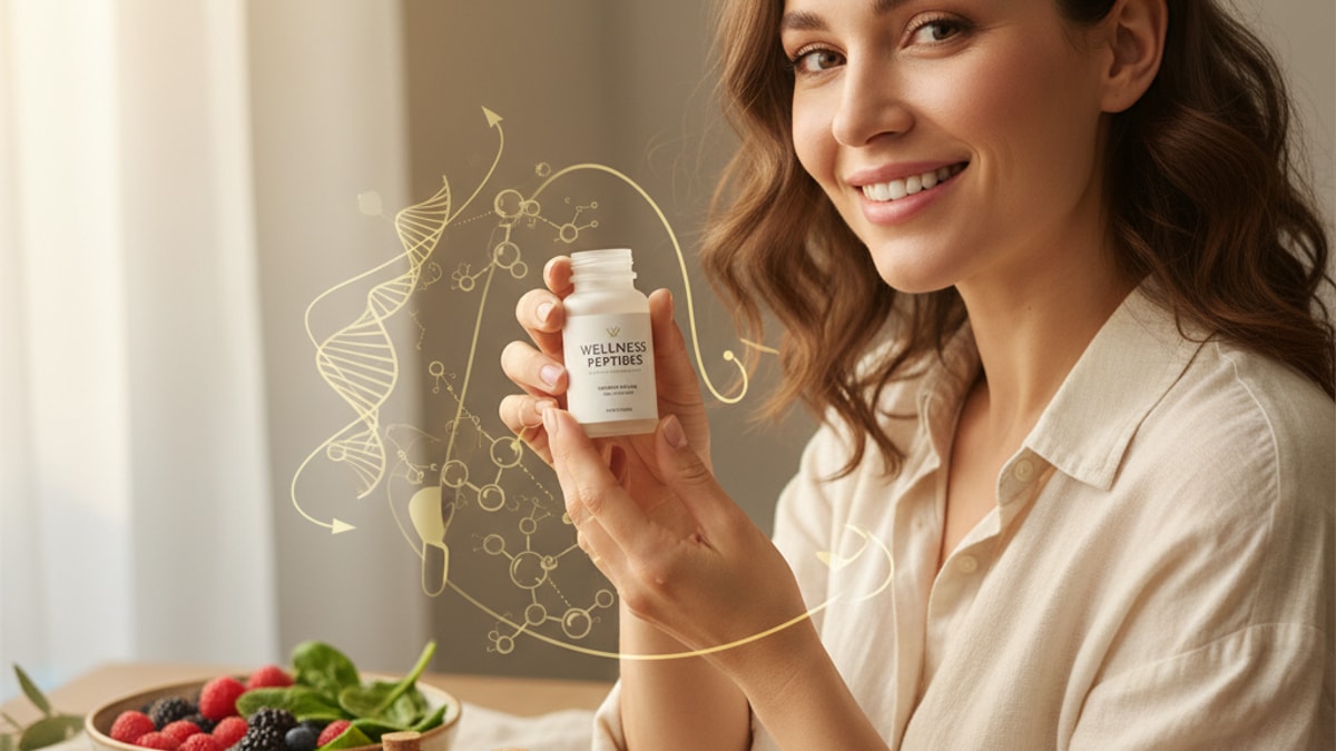 Blog Post: GLP-1 receptor agonist peptides - Professional illustration