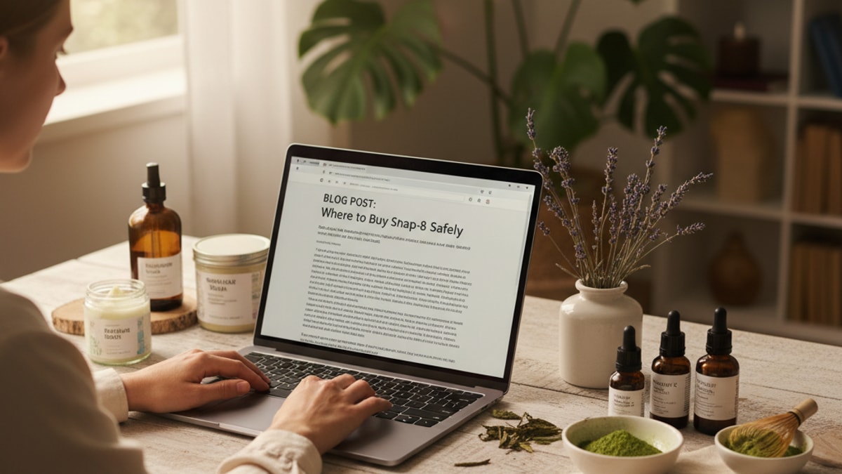 Blog Post: where to buy Snap-8 safely online - Professional illustration