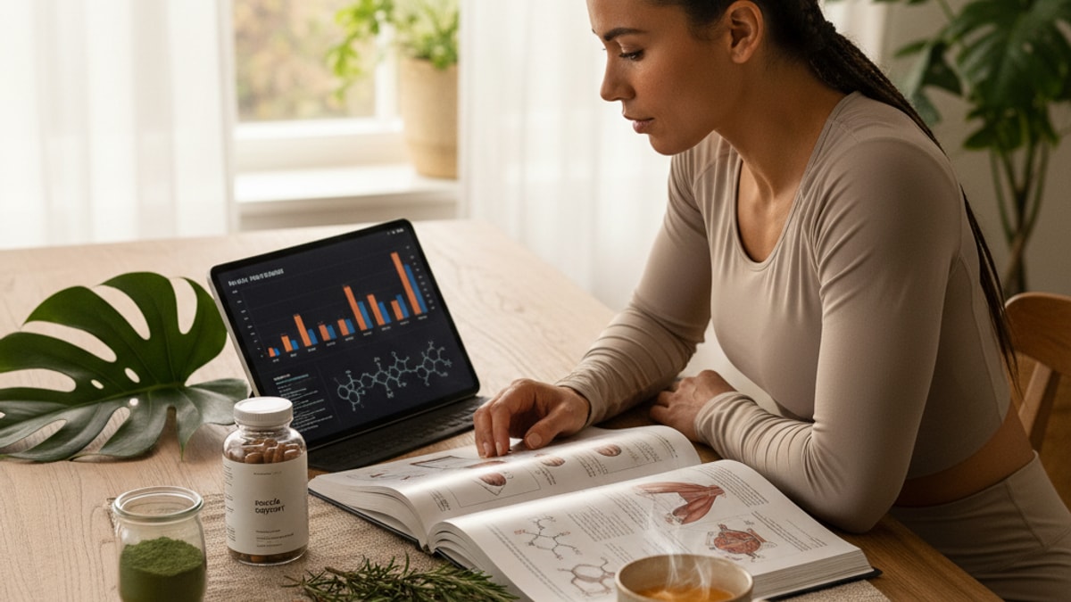 Blog Post: does BPC-157 help muscle recovery research - Professional illustration