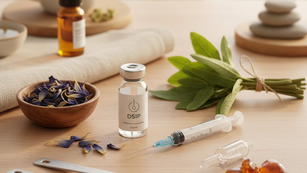 Blog Post: how many doses vial DSIP - Professional illustration
