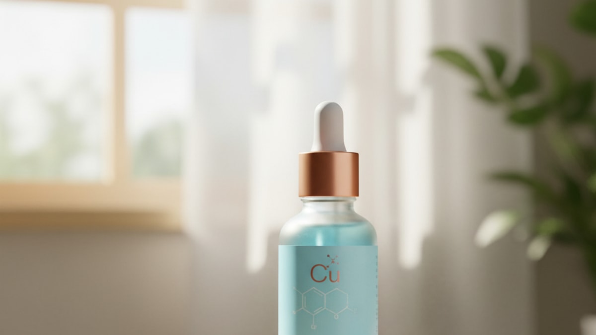 Blog Post: what is GHK-Cu Serum same as GHK-Cu Cosmetic - Professional illustration