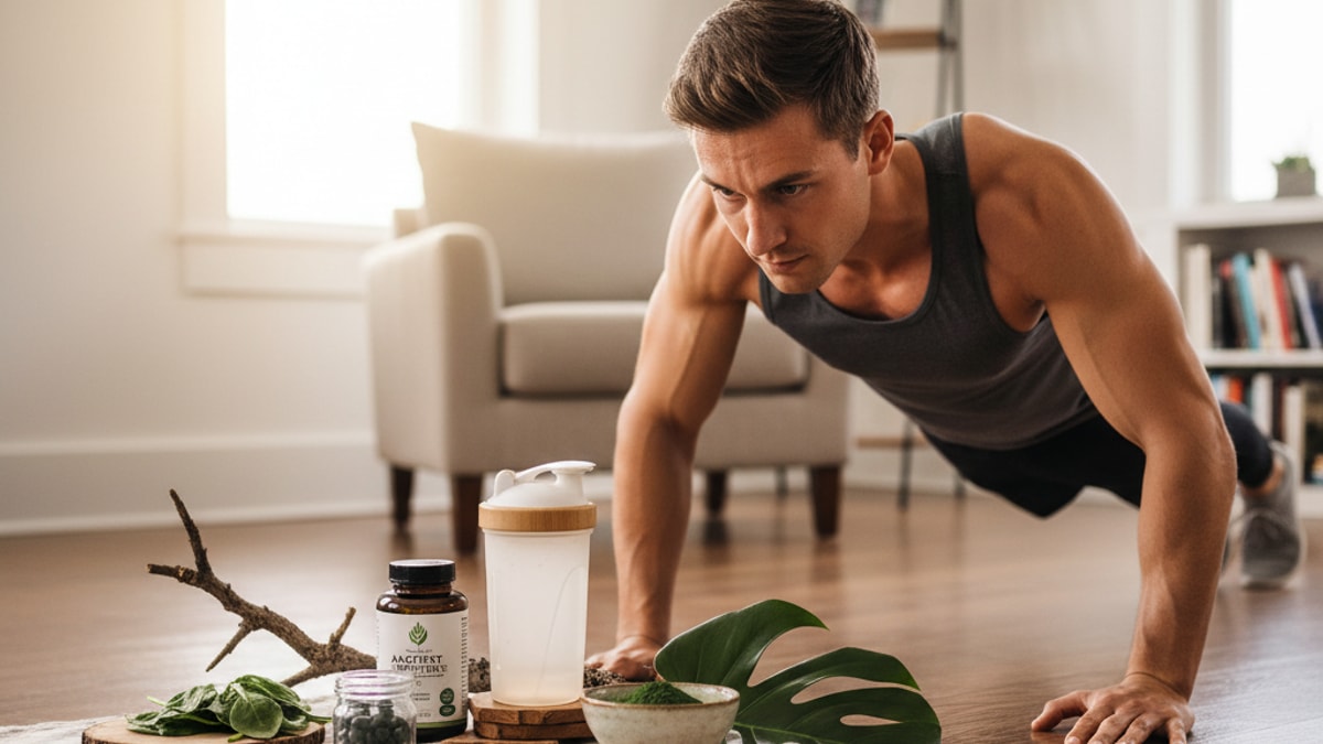 Blog Post: peptide stacking guide - Professional illustration