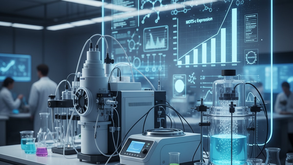 Blog Post: does MOTS-c help metabolism research - Professional illustration