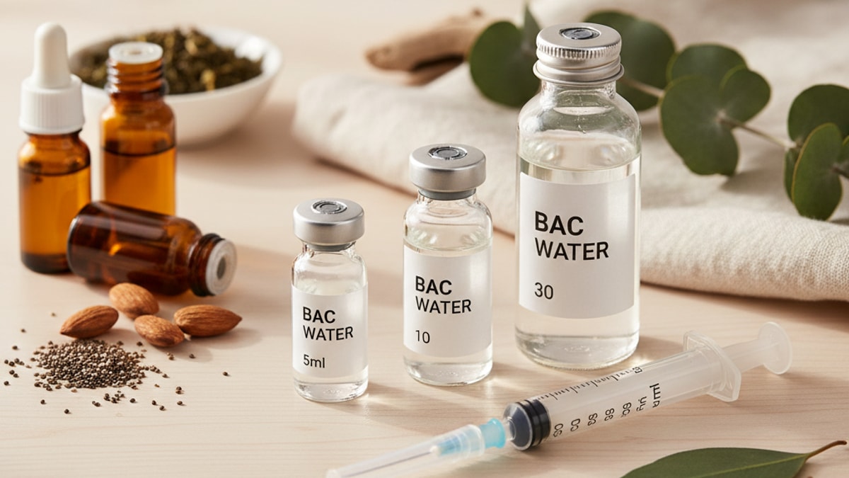Blog Post: BAC Water vial size - Professional illustration