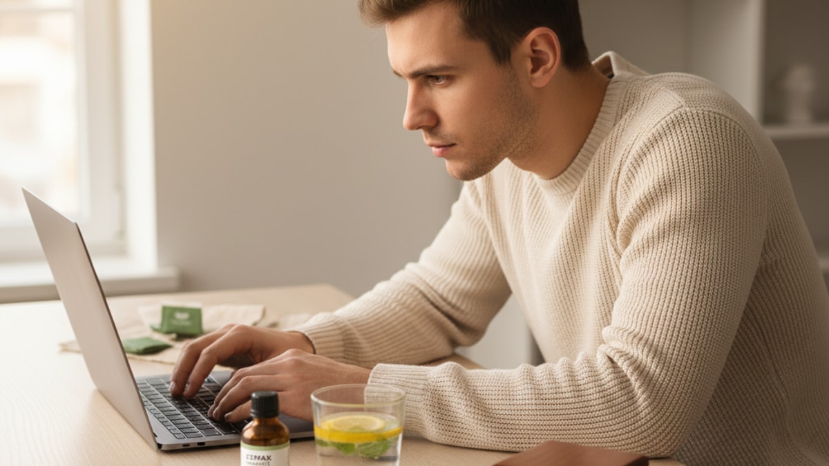 Blog Post: how to use Semax Amidate for focus protocol - Professional illustration