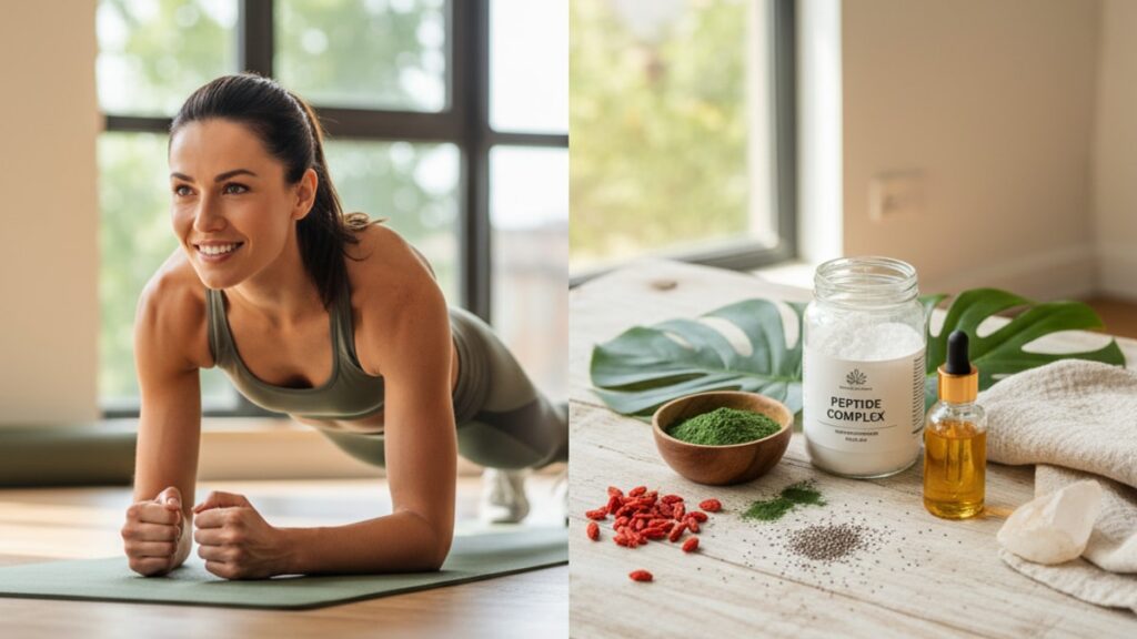 Blog Post: best peptides for plateau weight loss - Professional illustration