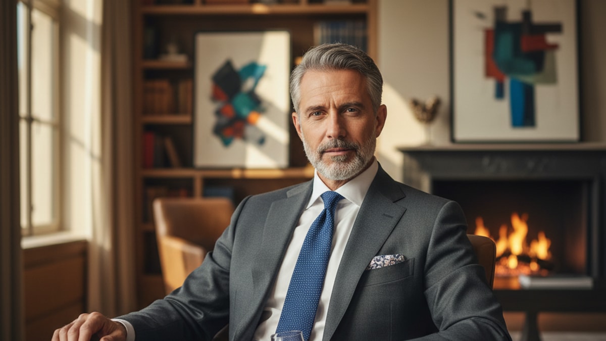 Blog Post: VIP men over 40 - Professional illustration