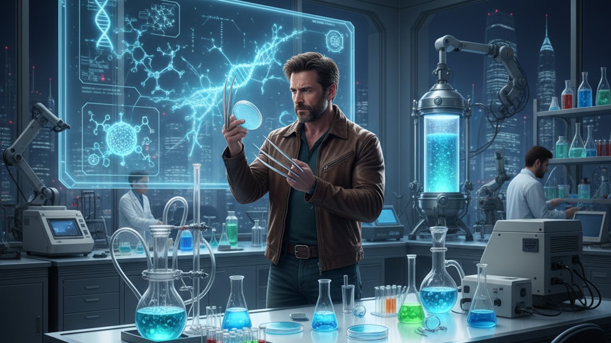 Blog Post: does Wolverine Stack help accelerated healing research - Professional illustration