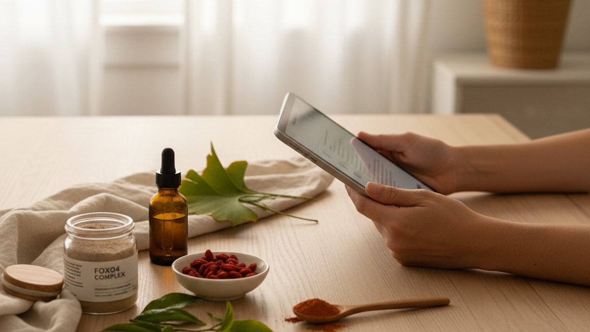 Blog Post: is FOXO4-DRI safe side effects - Professional illustration