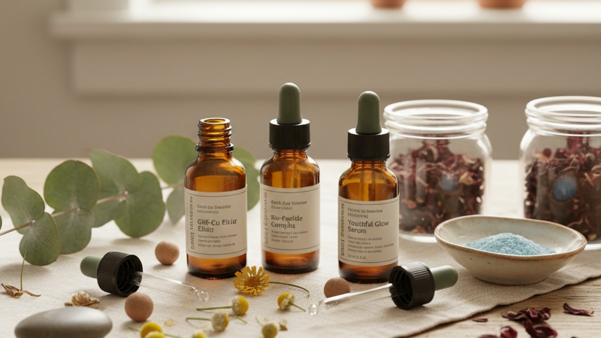 Blog Post: can you stack GHK-Cu other peptides - Professional illustration