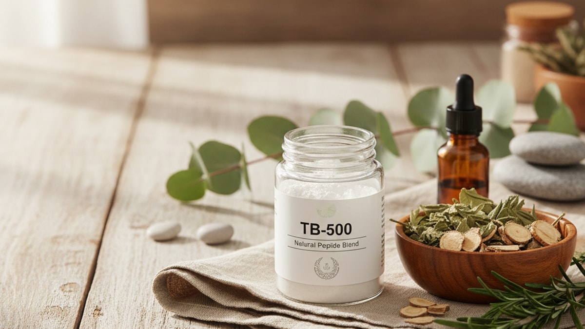 Blog Post: does TB-500 help wound healing research - Professional illustration