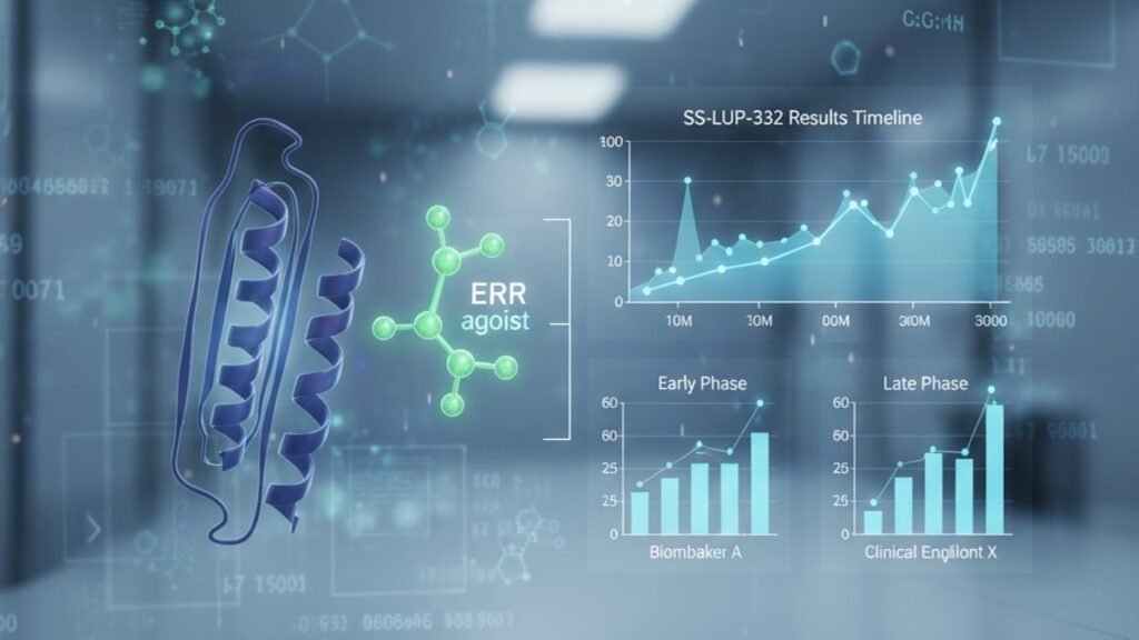 Blog Post: SS-LUP-332 ERR agonist results timeline expect - Professional illustration