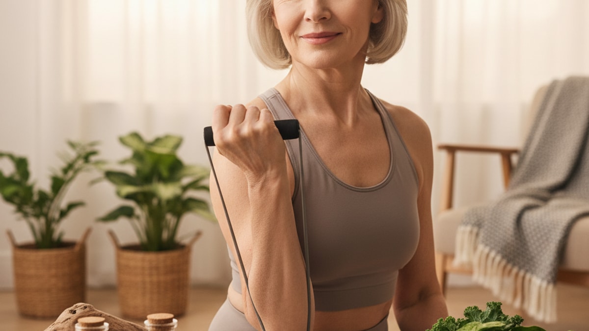 Blog Post: best peptides for sarcopenia - Professional illustration