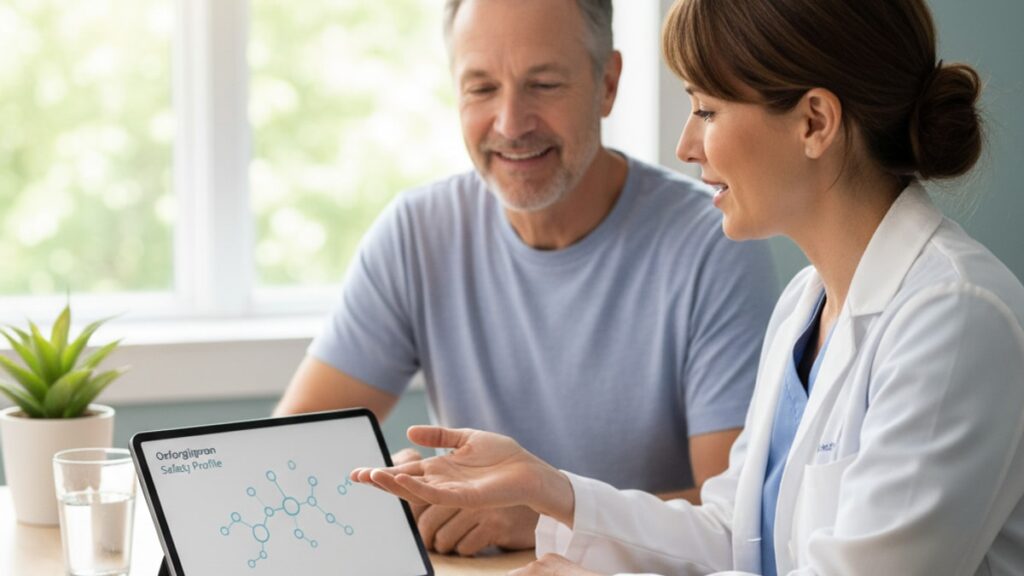 Blog Post: is Orforglipron safe side effects - Professional illustration