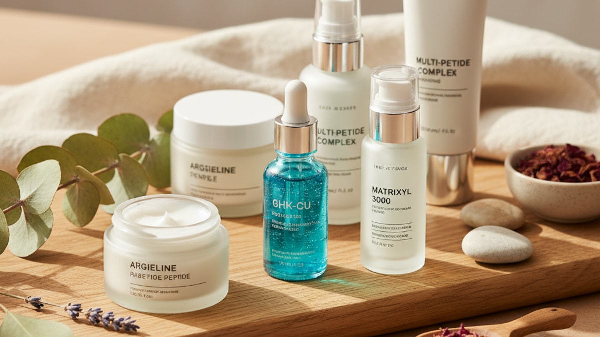 Blog Post: can you stack GHK-Cu Cosmetic other peptides - Professional illustration