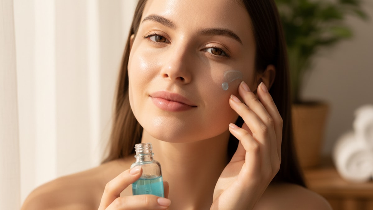 Blog Post: does GHK-Cu Cosmetic help topical anti-aging research - Professional illustration