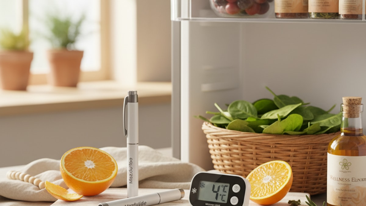 Blog Post: does Mazdutide need refrigeration storage - Professional illustration