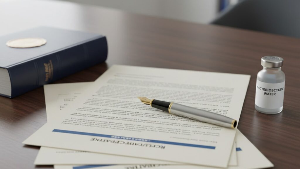 Blog Post: is BAC Water legal - Professional illustration