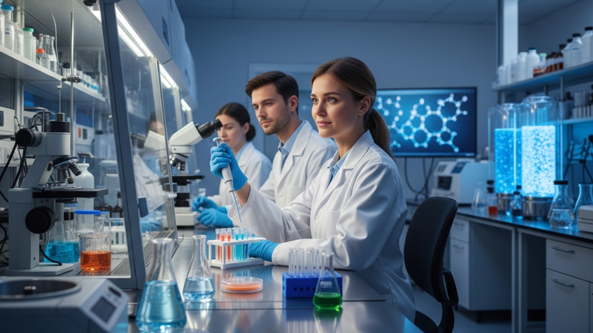 Blog Post: does LL-37 help infection defense research - Professional illustration