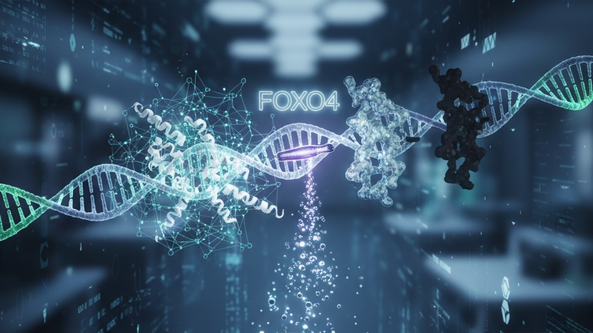 Blog Post: FOXO4-DRI mechanism of action detailed - Professional illustration