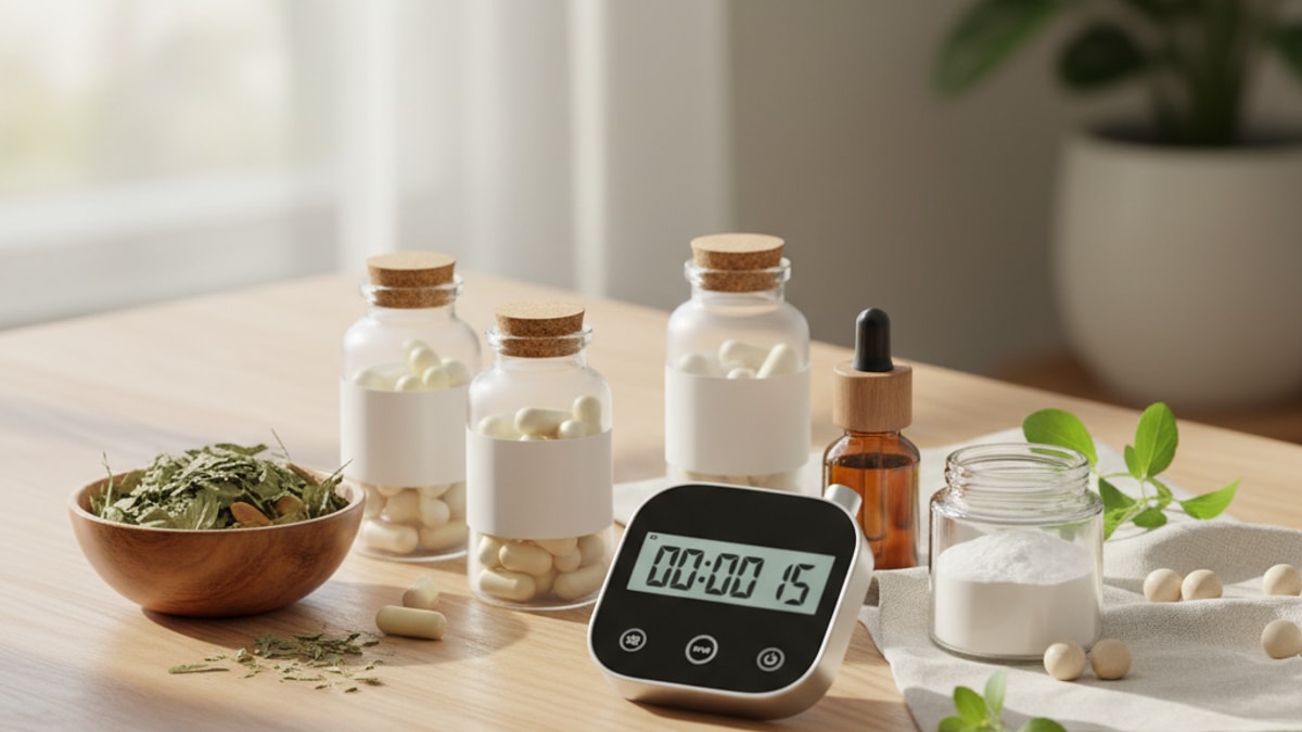 Blog Post: combine CJC-1295 MK-677 synergy dosing timing - Professional illustration