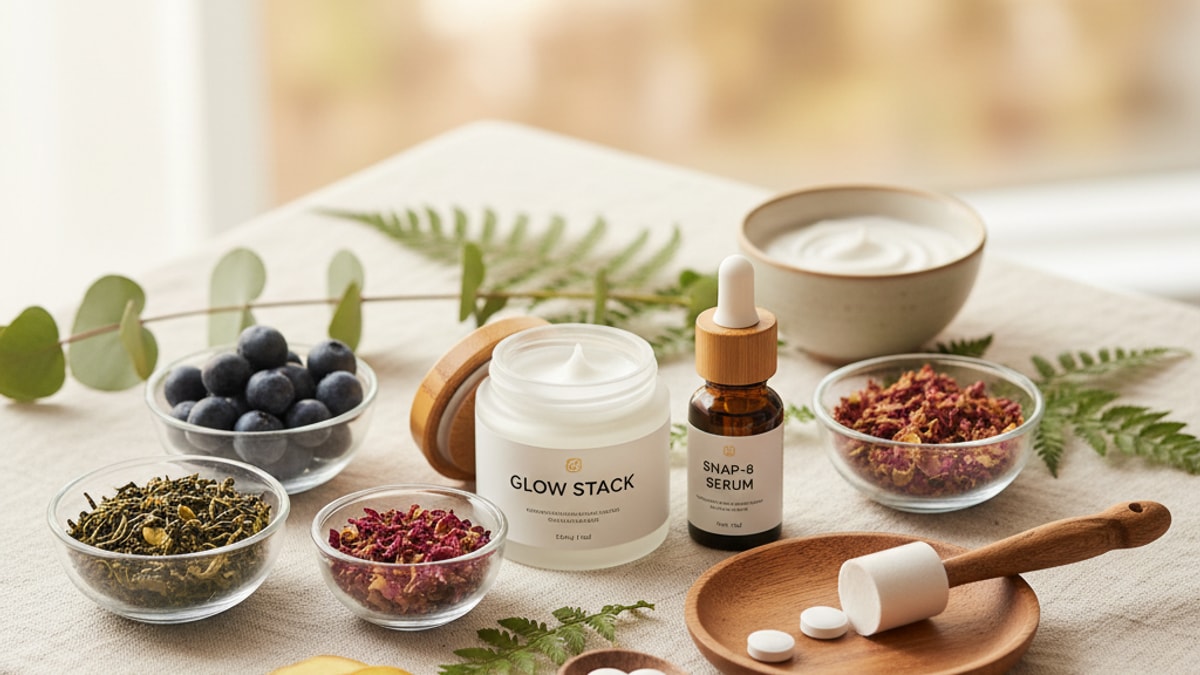 Blog Post: difference between Glow Stack and Snap-8 - Professional illustration